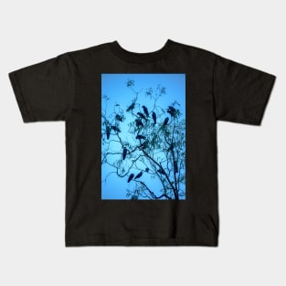 Black Birds Kids T-Shirt